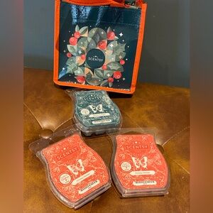 Scentsy Wax Bar Trio - Holiday Market (2 bars) and Winter twilight (1)